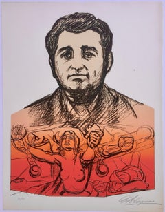 HEROIC VOICE - Ruben Salazar Killed by LA Police in 1970 - Period Poster