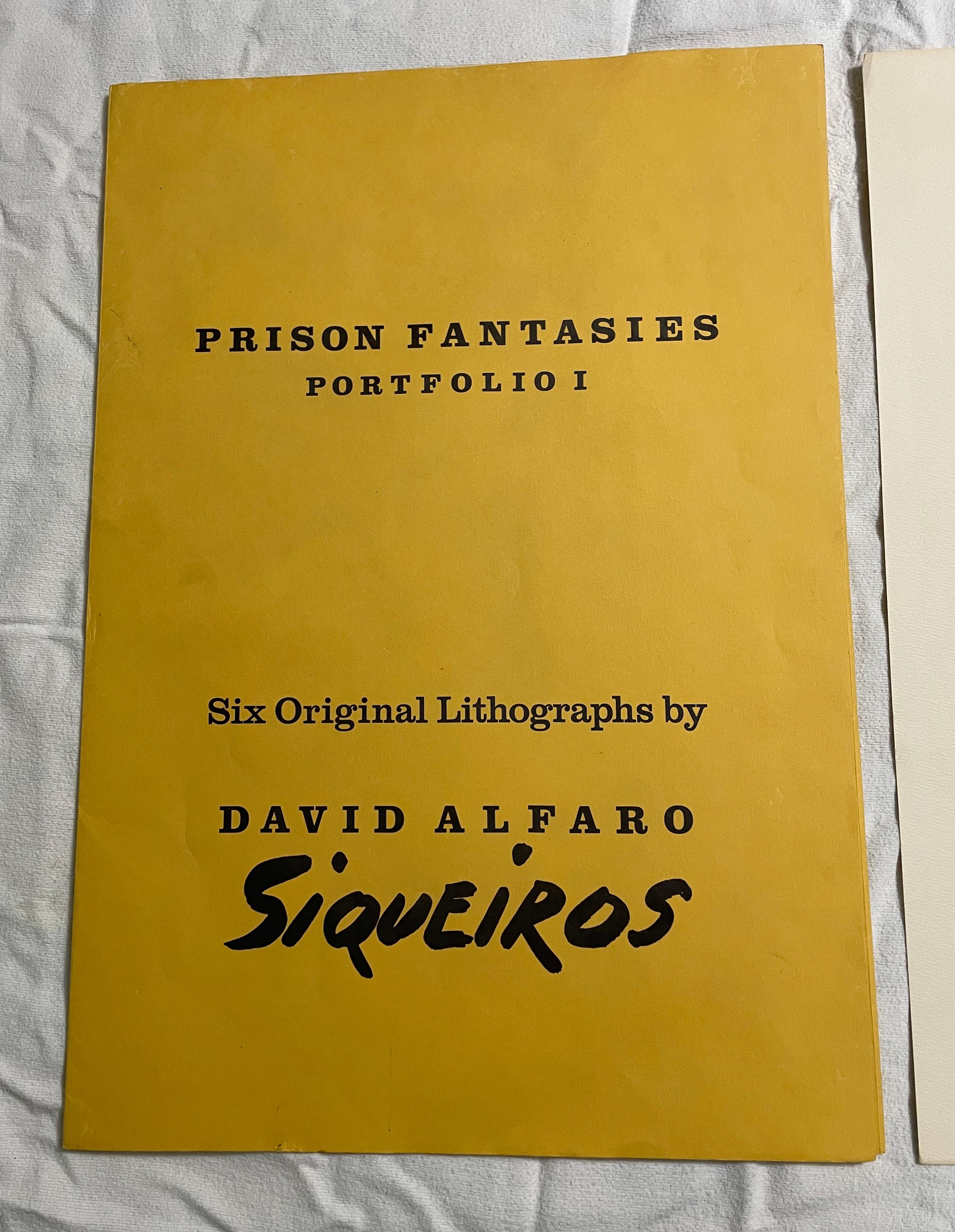 Prison Fantasy #2, von David Alfaro Siqueiros Prison Fantasies: Portfolio I 4