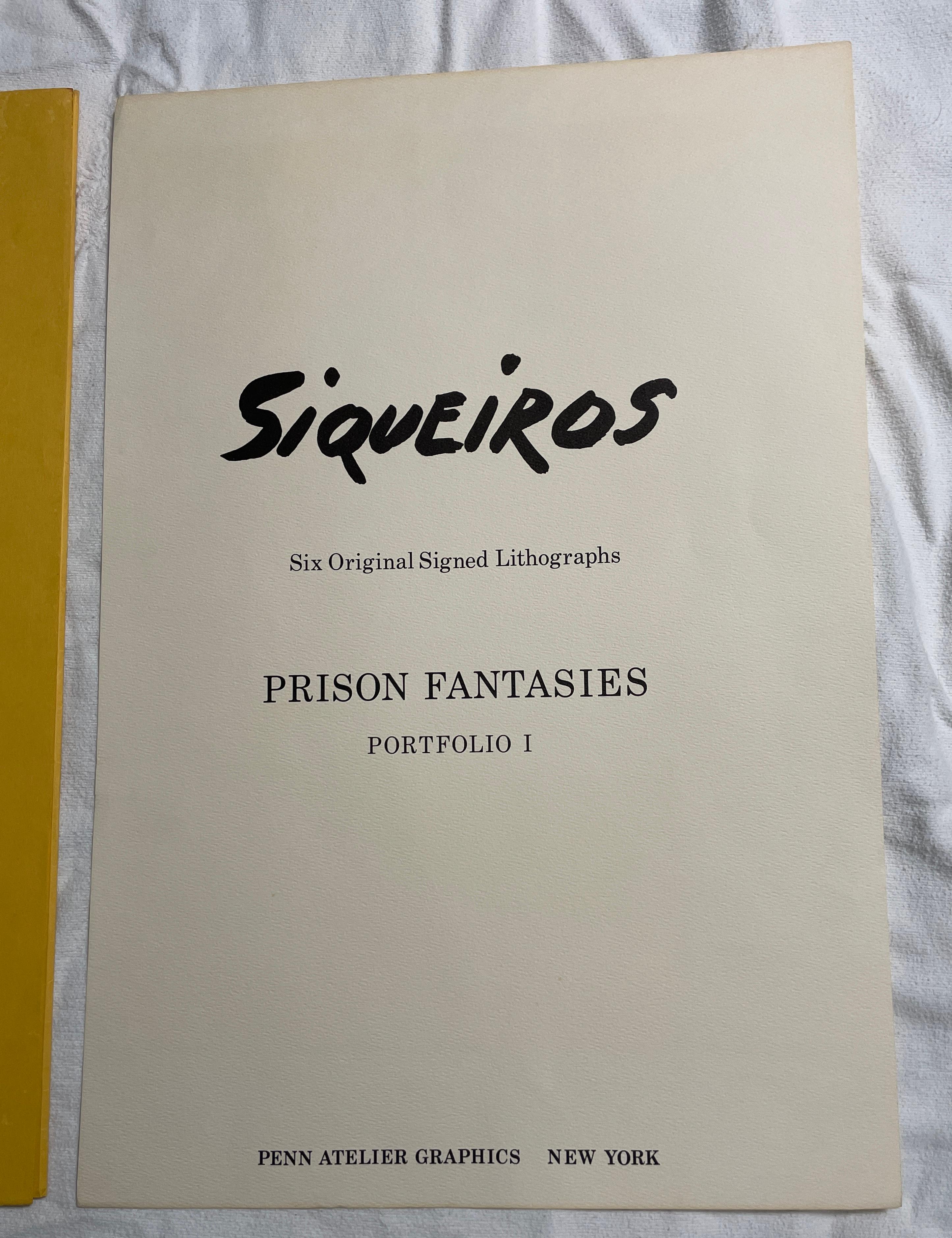 Prison Fantasy #2, von David Alfaro Siqueiros Prison Fantasies: Portfolio I 5