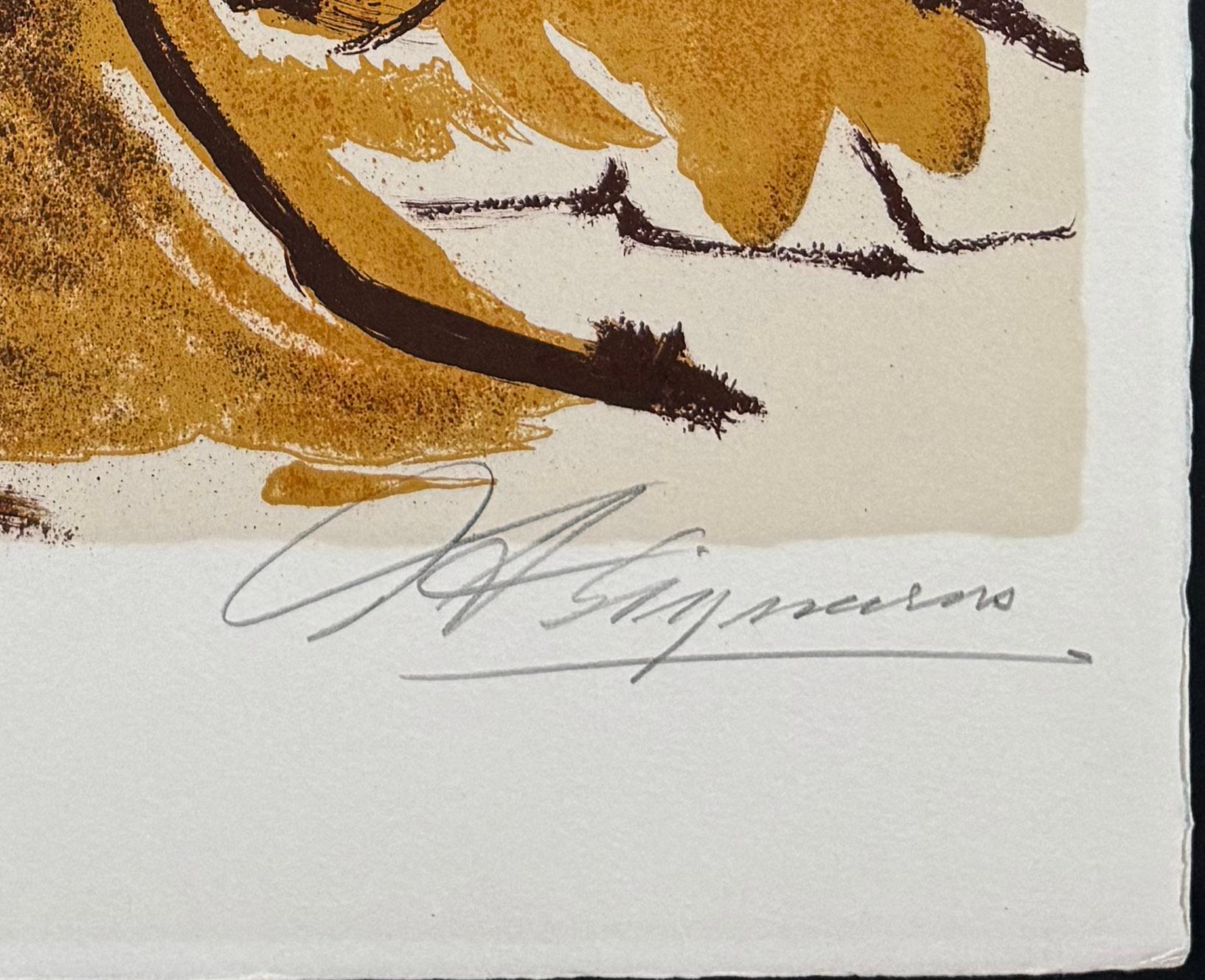 Prison Fantasy #3, von David Alfaro Siqueiros Prison Fantasies: Portfolio I 3