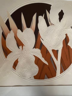 Signierte Serigrafie „Iris“ von David Allgood