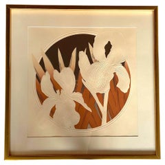 Signierte Serigrafie „Iris“ von David Allgood