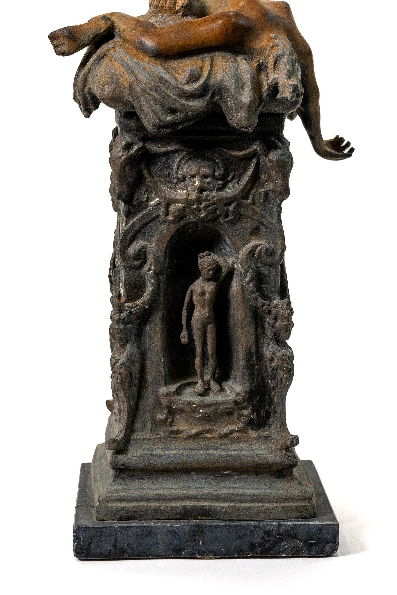 Bronze sculpture of David and Goliath. ADDITIONAL PHOTOS, INFORMATION OF THE LOT AND SHIPPING INFORMATION CAN BE REQUEST BY SENDING AN EMAIL.

Tags: Davide e Golia. David y Goliat. David et Goliath. David und Goliath.

Dimensions
105x27x26cm

XX