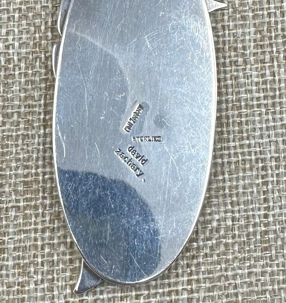 David and Phil Zachary Collana di uccelli Navajo in argento sterling Nativi americani in vendita 8