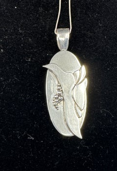 David and Phil Zachary Bird Necklace Navajo Sterling Silver Native American
