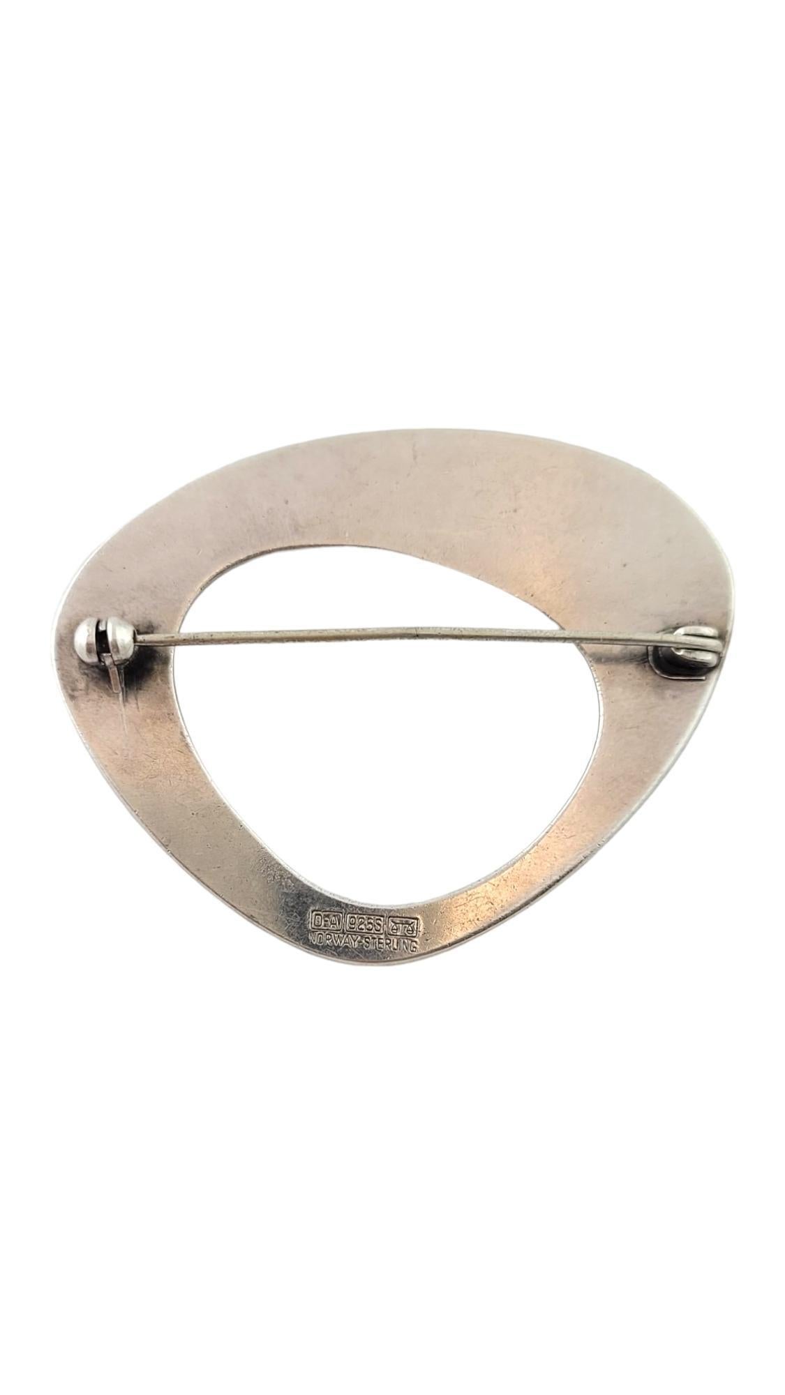 David Andersen Norway Sterling Silver Modernist Pin Brooch #17598 In Good Condition For Sale In Washington Depot, CT