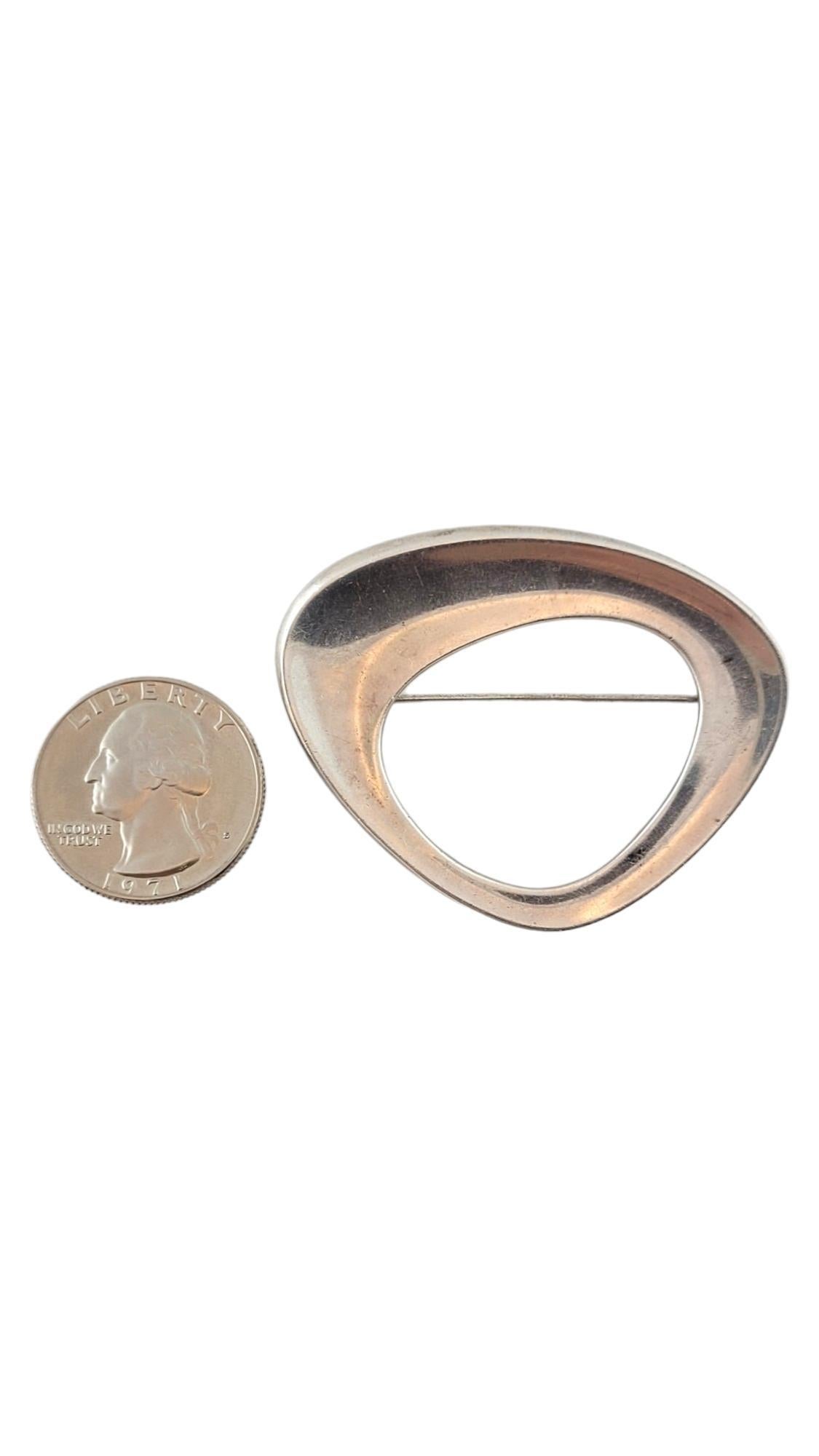 David Andersen Norway Sterling Silver Modernist Pin Brooch #17598 For Sale 1