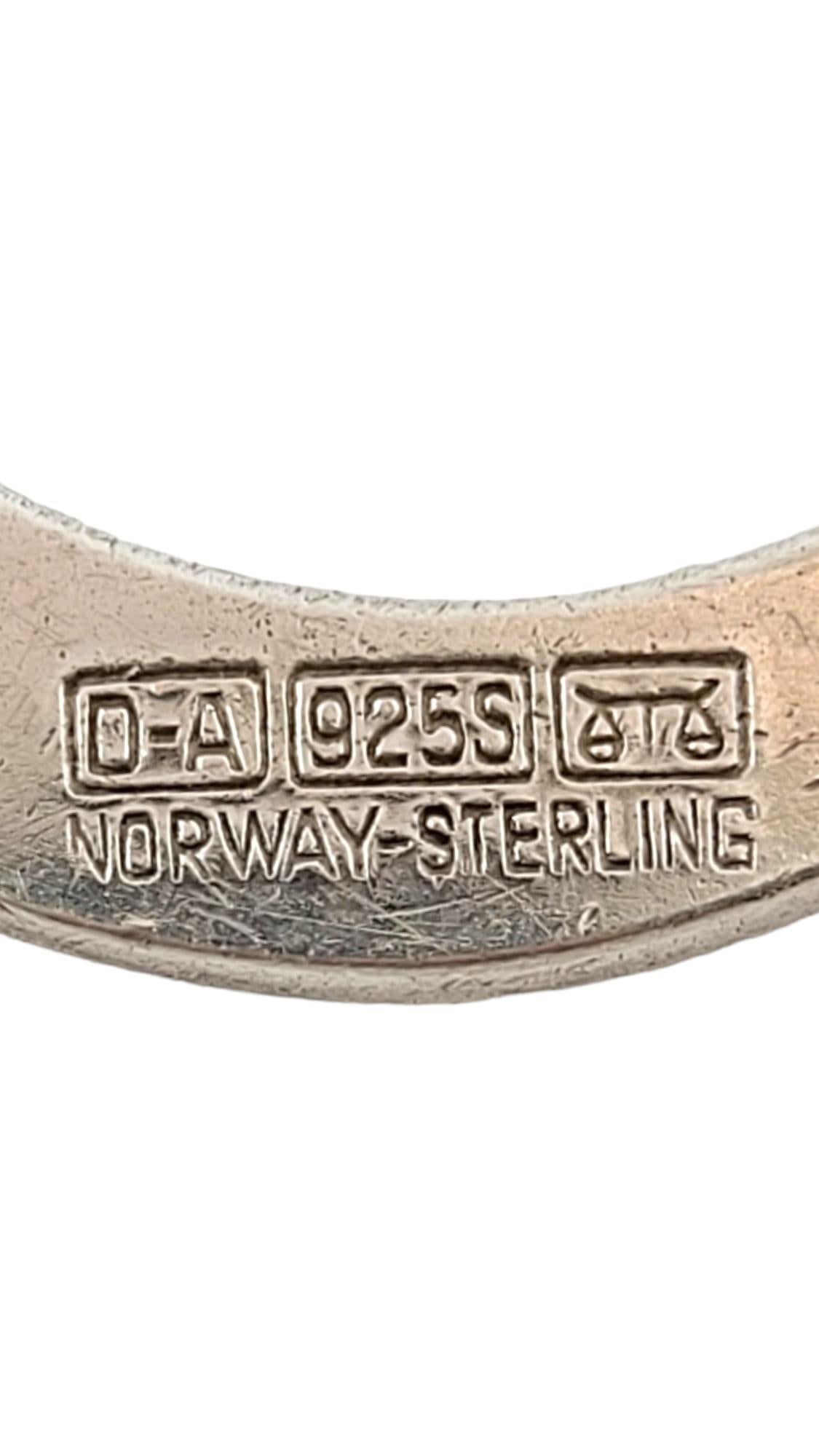 David Andersen Norway Sterling Silver Modernist Pin Brooch #17598 For Sale 2