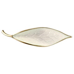 David Andersen, Norwegian Brooch in Gold-Plated Sterling Silver