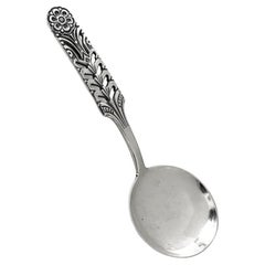 David Andersen Sterling Silver Preserve Condiment Caddy spoon