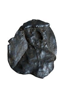 Bronze Plaque Sculpture Judaica Rabbi Figure Portrait American Boston Modernist