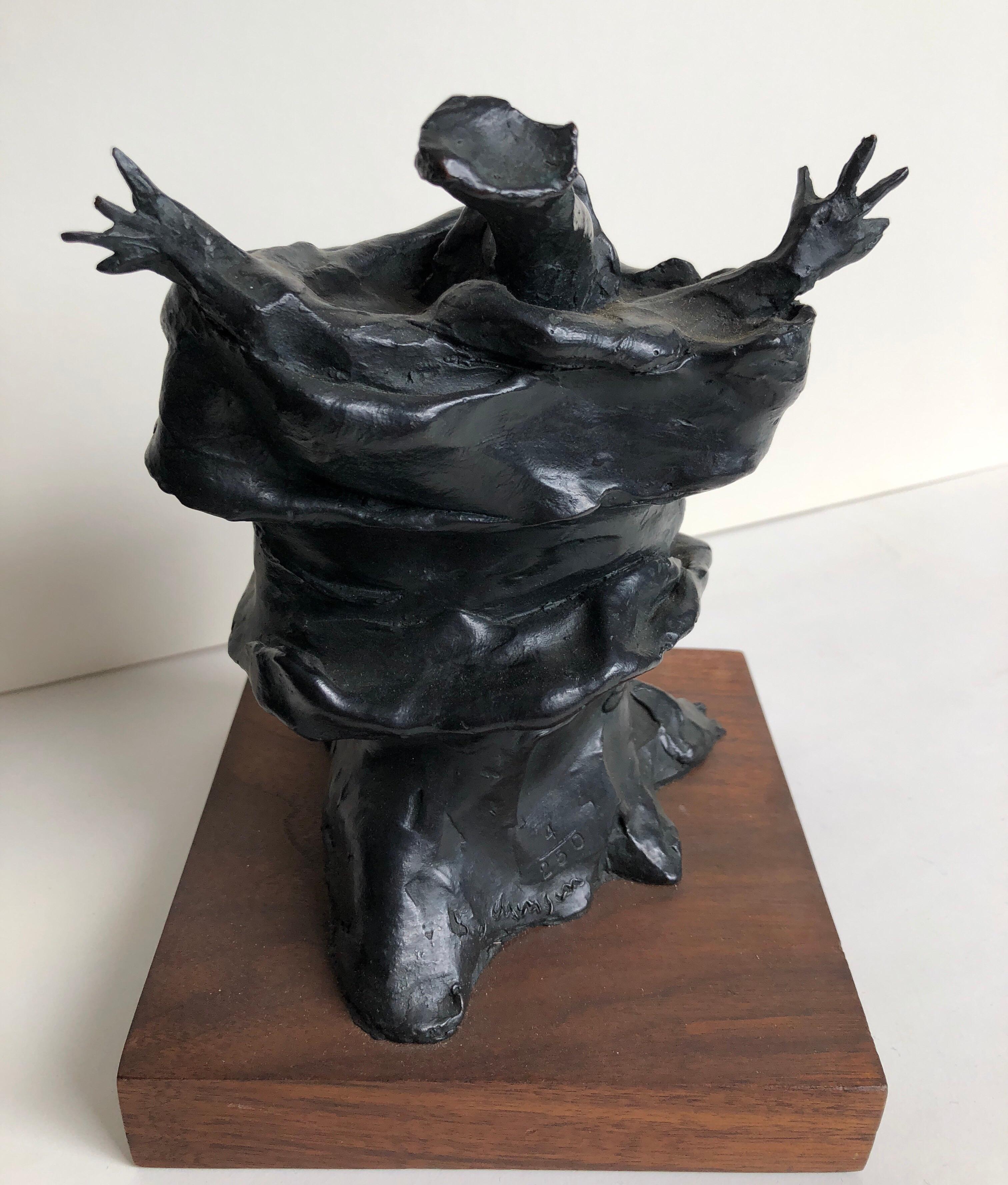 Bronze Sculpture Charles Dickens Figure American Boston Figural Modernist For Sale 2