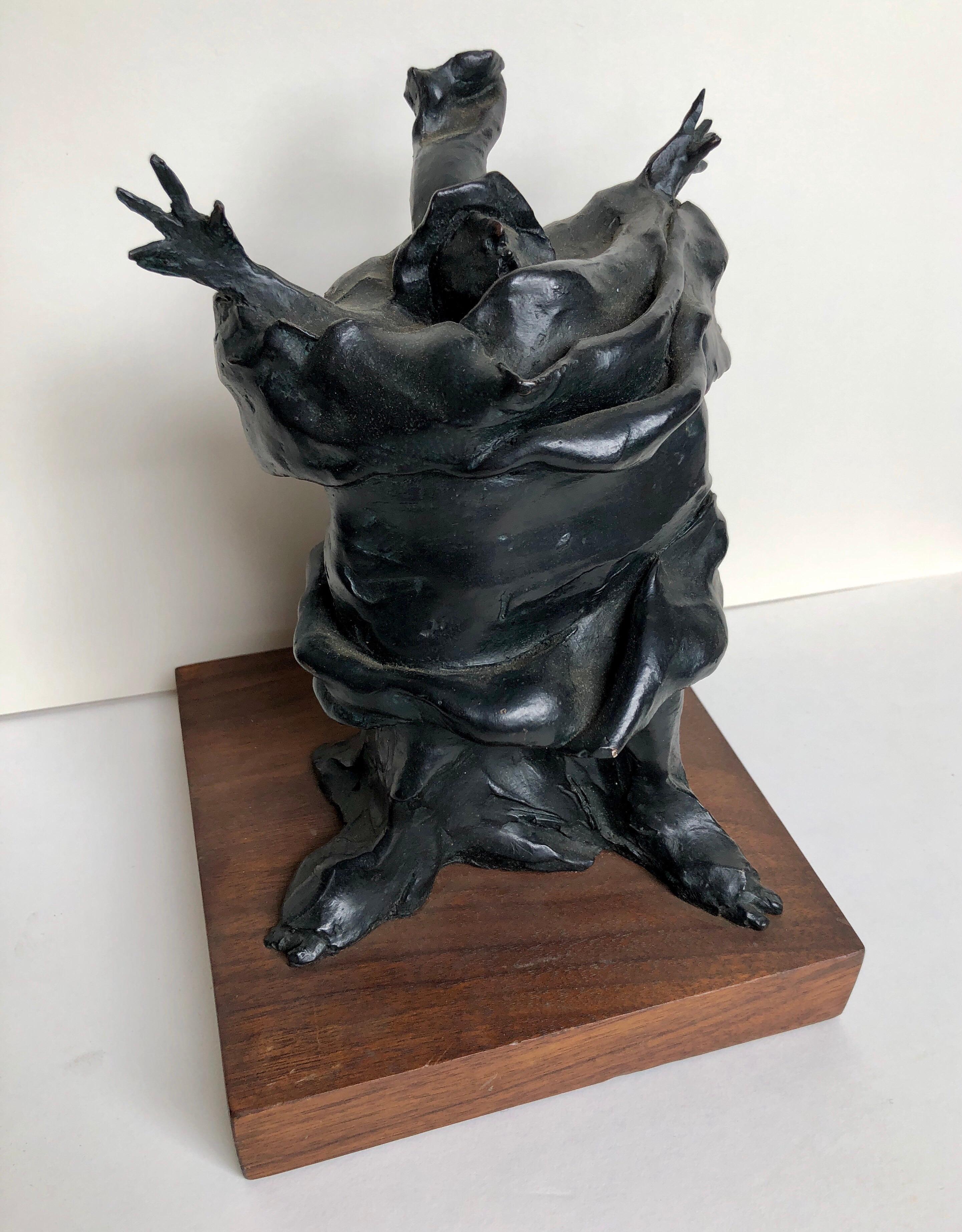 Bronze Sculpture Charles Dickens Figure American Boston Figural Modernist For Sale 4