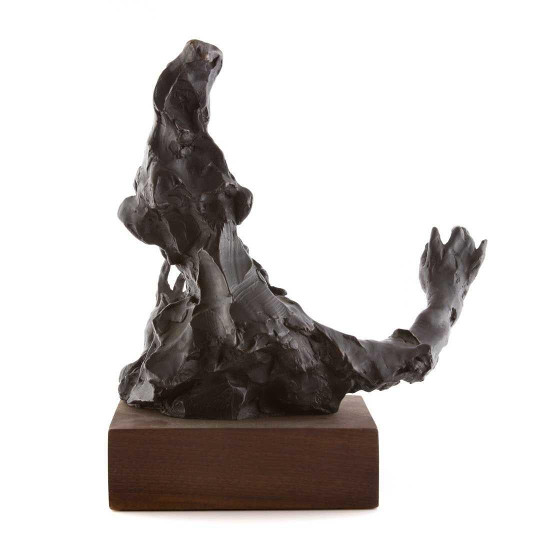 Große Bronzeskulptur „Virtuoso“ aus Boston, Figur der amerikanischen figuralen Moderne (Expressionismus), Sculpture, von David Aronson