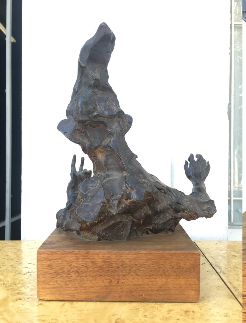 Unknown David Aronson Bronze “Virtuoso” Sculpture