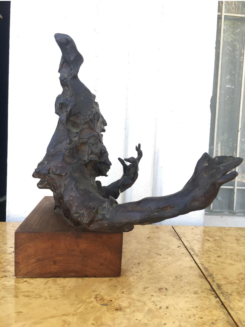 David Aronson Bronze “Virtuoso” Sculpture In Good Condition In North Hollywood, CA