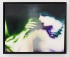 A Taste Not Unlike Poison (Horizontal Portrait Painting on Panel of a Woman)