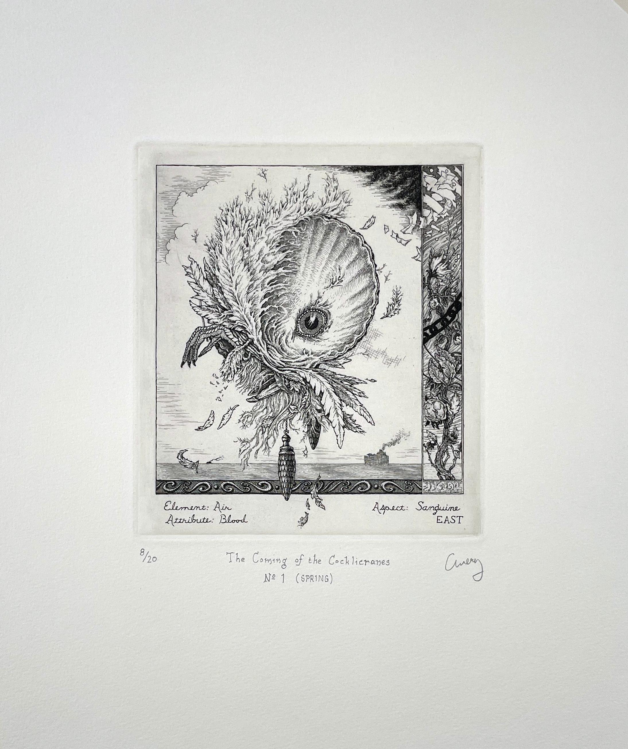La Coming of the Cocklicranes, n° 1 (printemps) - Print de David Avery