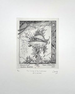 The Coming of the Cocklicranes, No. 3 (Autumn), etching by David Avery