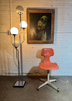 David Azuz, israeliano/francese (1942 - "Testa astratta")  olio su tela Pittura c1960