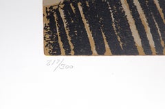 Quartiere chassidico, litografia di David Azuz