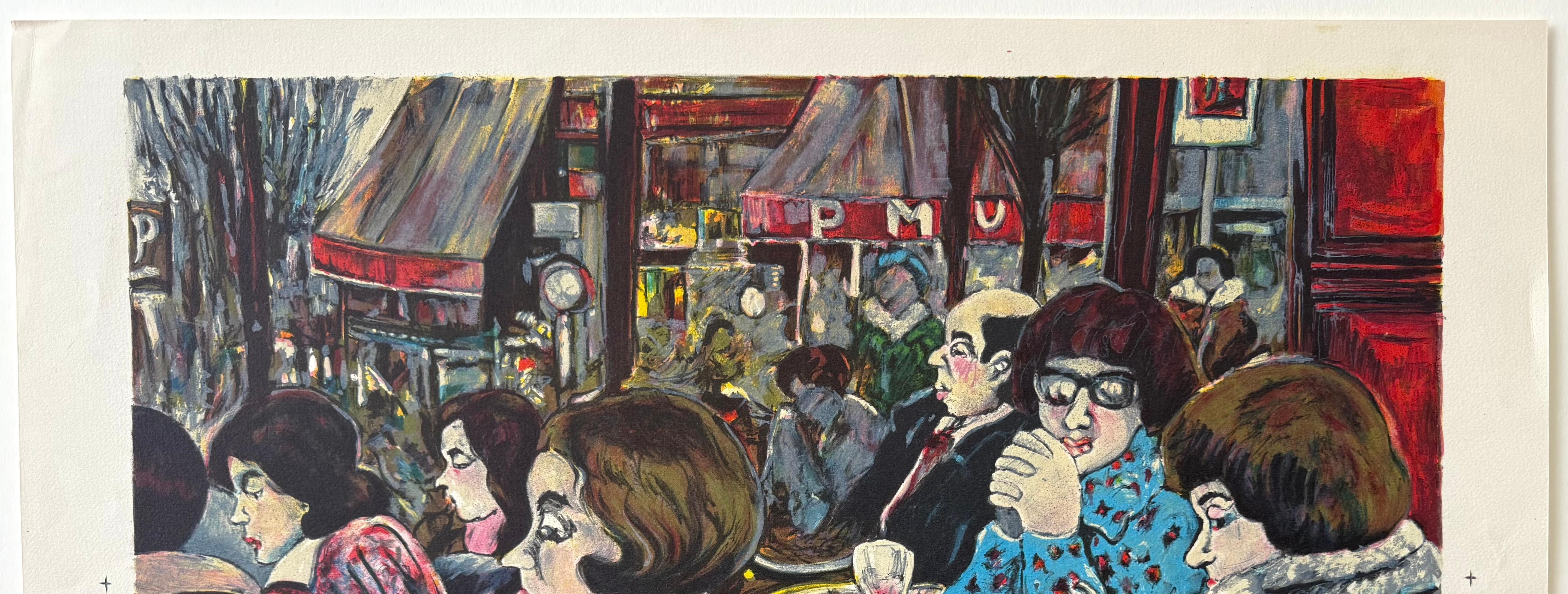 Artista - David Azuz, israelí/francés (1942 - 2014)
Medio - Litografía
Tamaño de la impresión - 21 x 26,5 pulg., sin enmarcar, Prueba de imprenta sin firmar, impresión fuerte, buenos colores, marcas de registro visibles en los márgenes laterales,