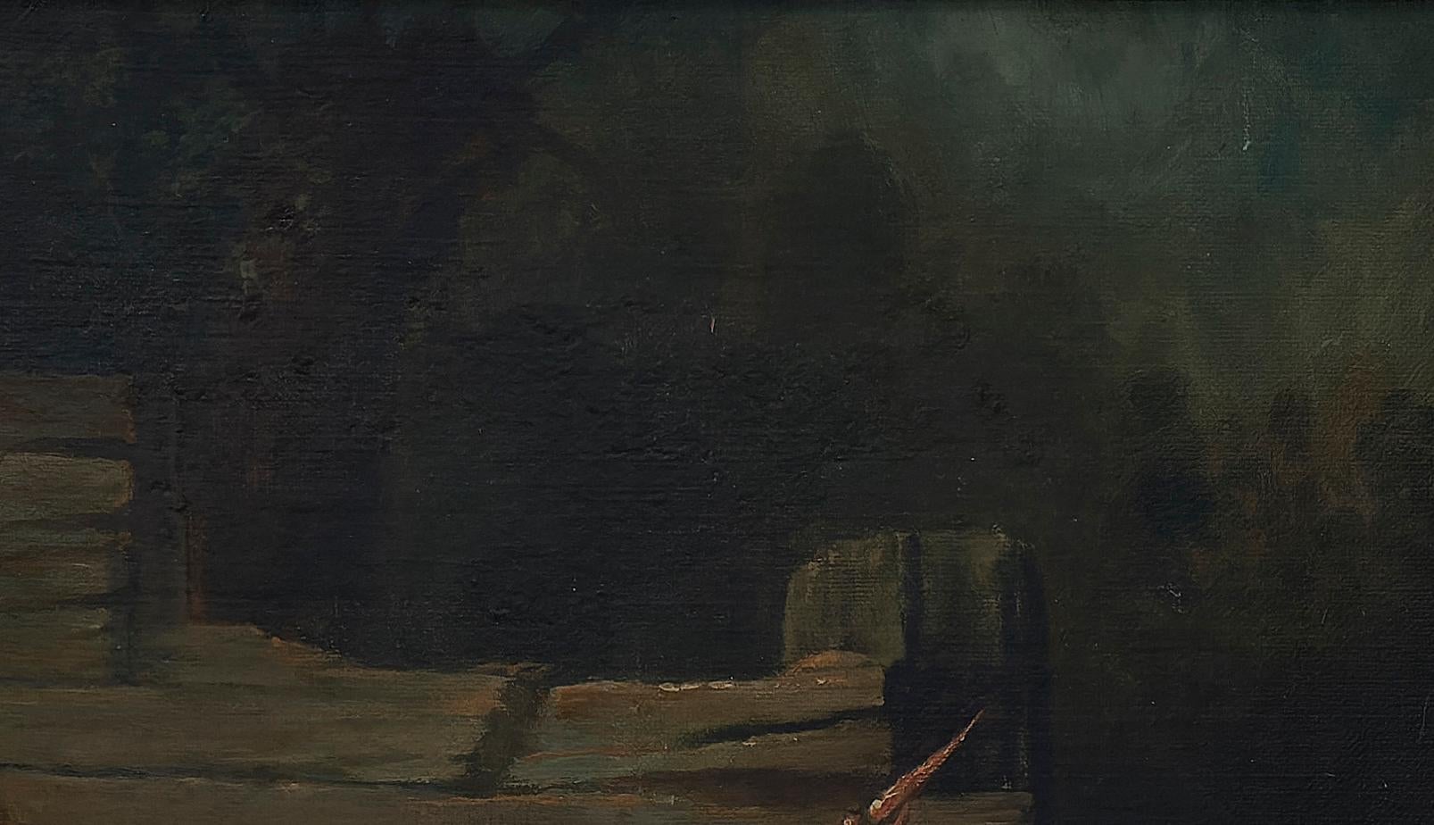 David B Bechtel (1895 - 1960) Peinture du 19e siècle avec des scènes d'enfants en vente 4