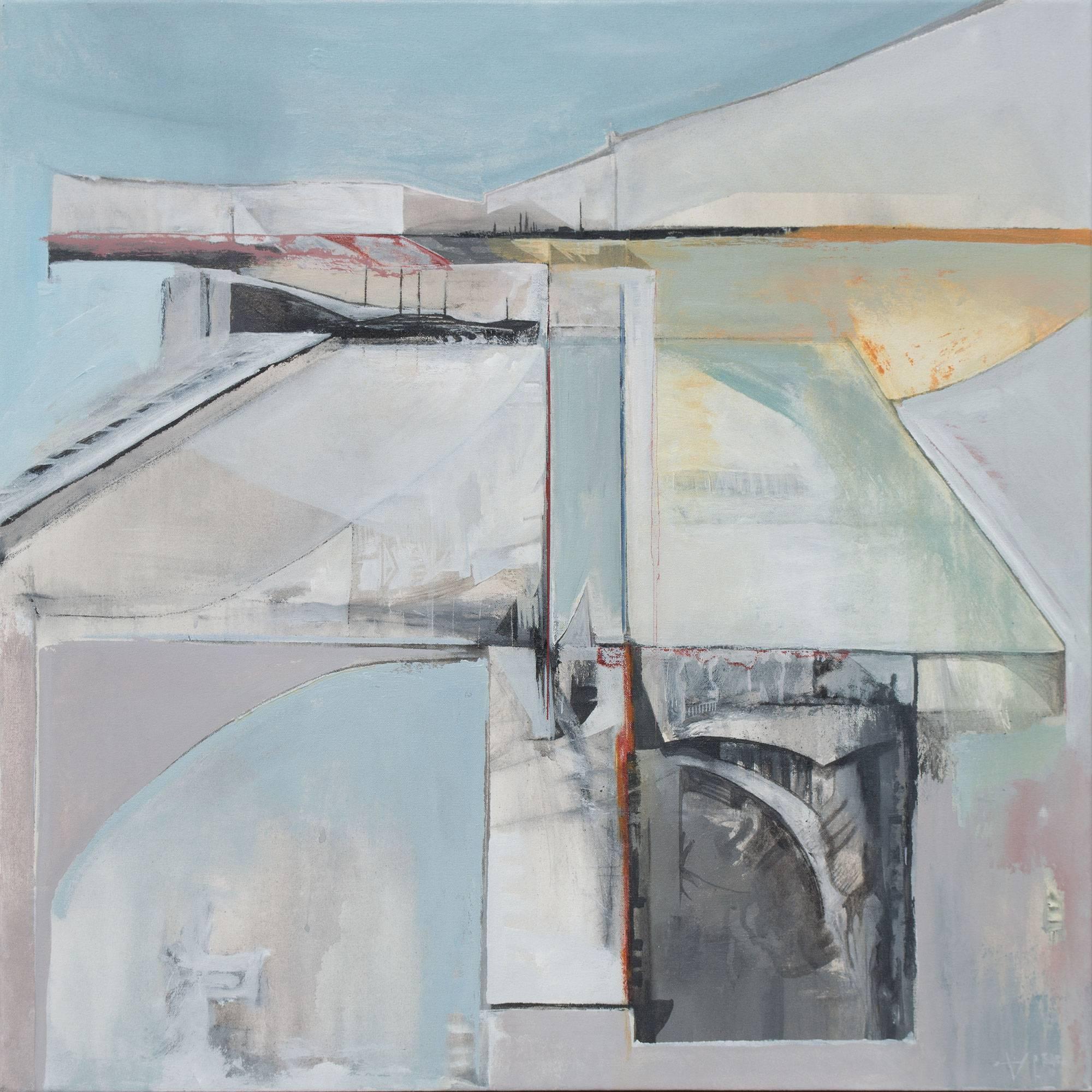 David Baca Abstract Painting - Along the Way