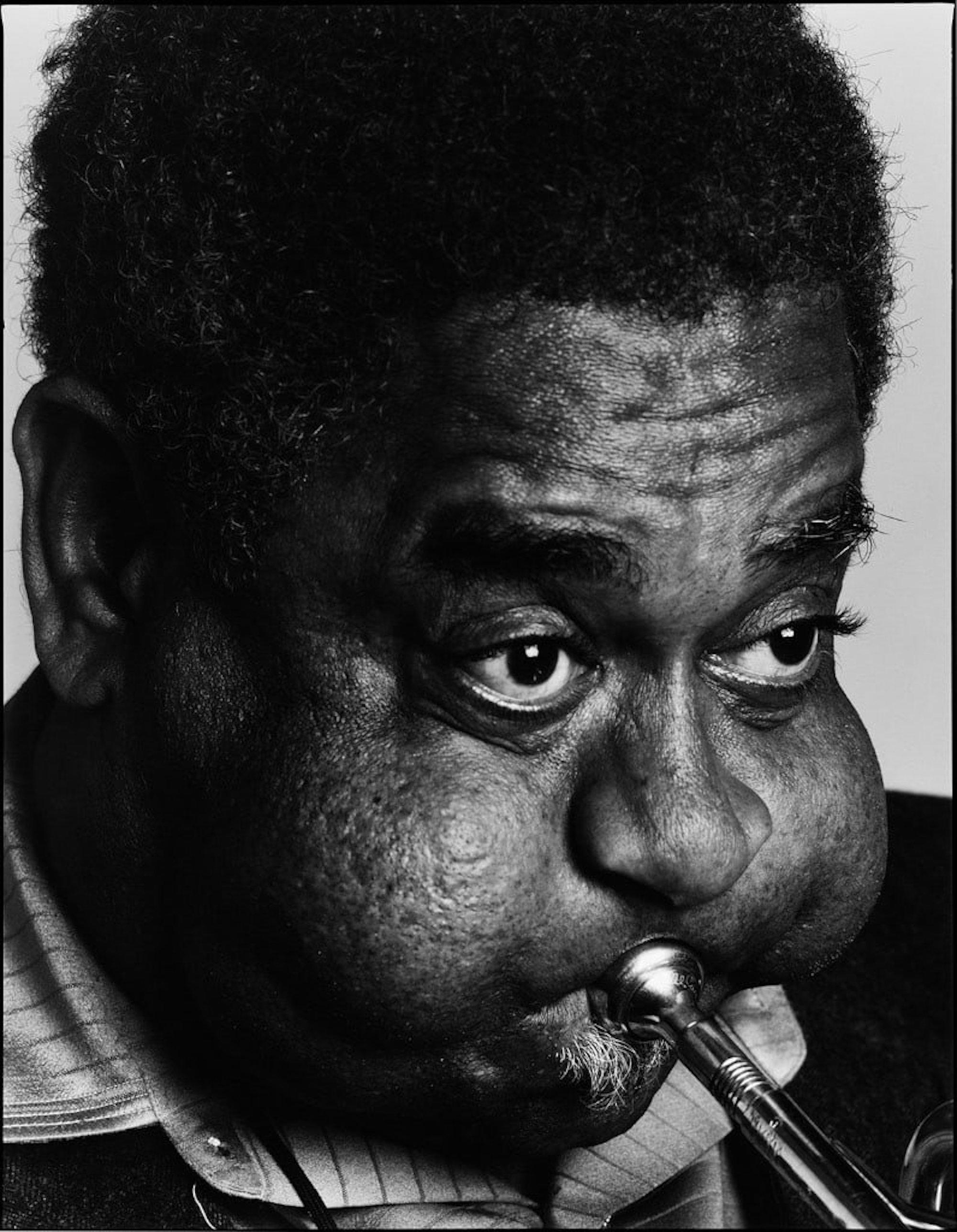 David Bailey Portrait Photograph - Dizzy Gillespie
