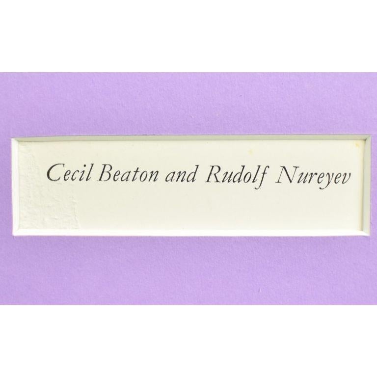 Cecil Beaton and Rudolf Nureyev c1965 For David Bailey's Box of Pin-Ups For Sale 2