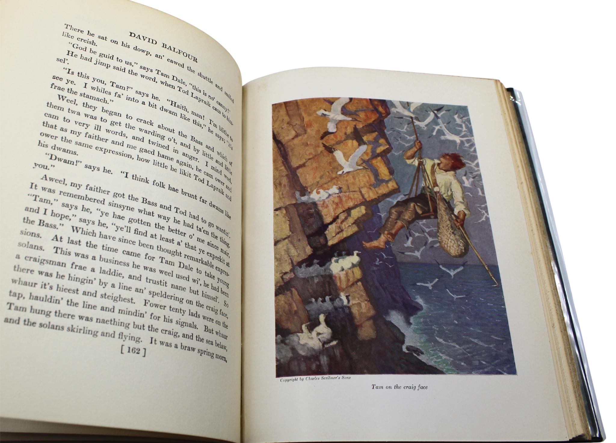 David Balfour de Robert Louis Stevenson, Ilustrado por N.C. Wyeth, 1930 en venta 4