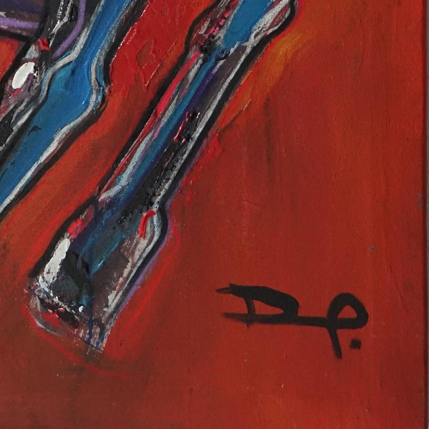 Solo - Contemporary Mixed Media Art by David Banegas