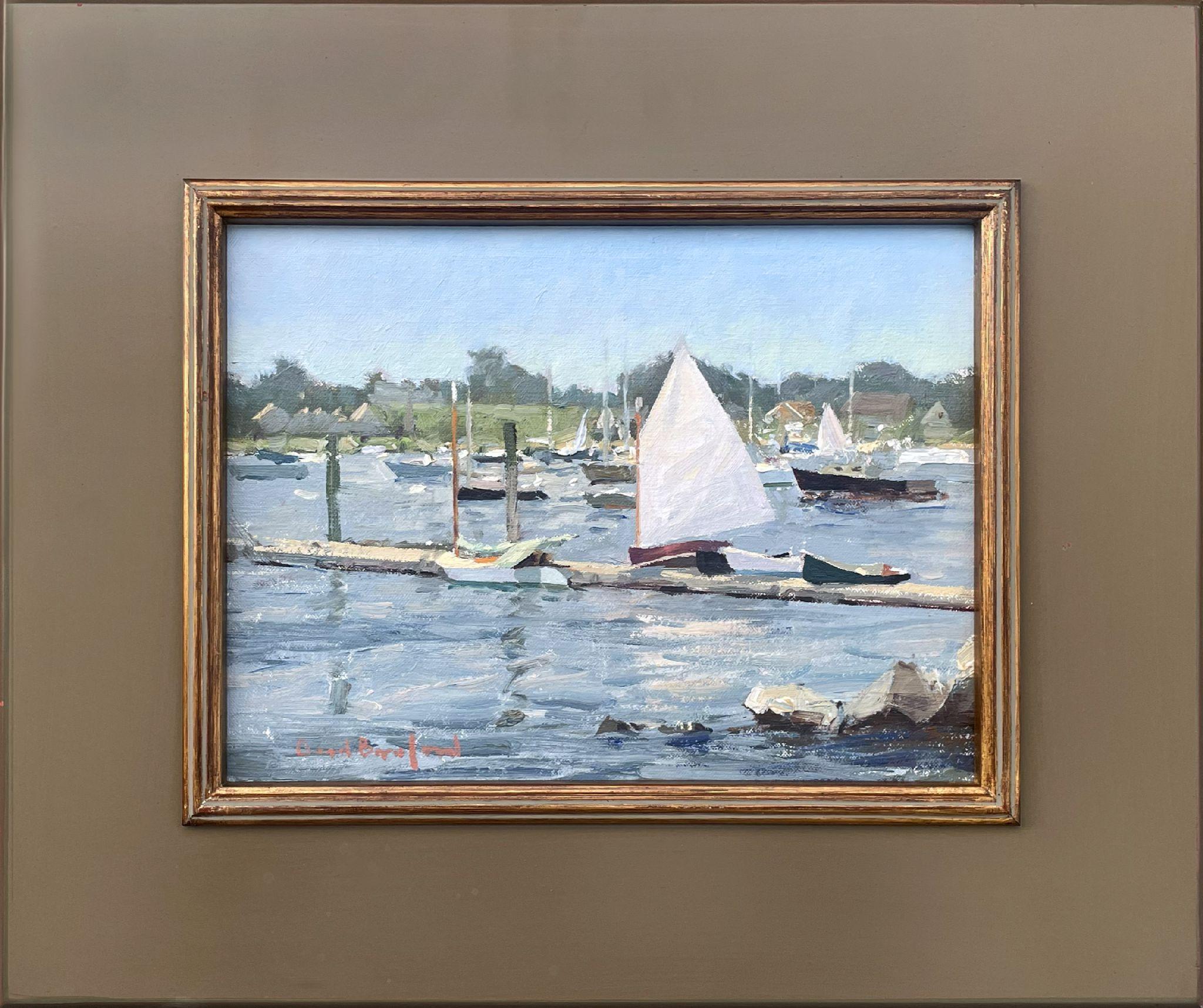 At the Sailing Club – Painting von David Bareford