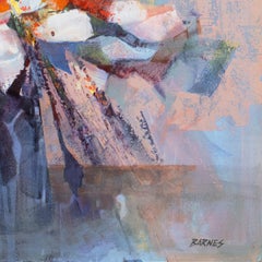 'Tulips and Calla Lilies', Mendocino, California, Large Modernist Oil Still Life