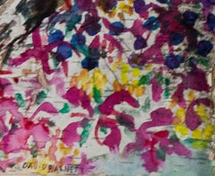 "Birch Bear, " Mixed Media Watercolor on Birch Bark signed by David Barnett