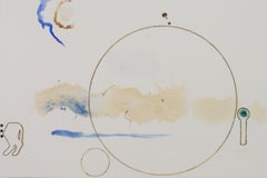 "Cow Jumping Over the Moon, " Original Mixed Media signed by David Barnett