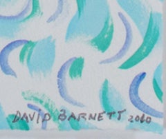 "Famous Artist Series: Homage to David Hockney-TriColor Water, "