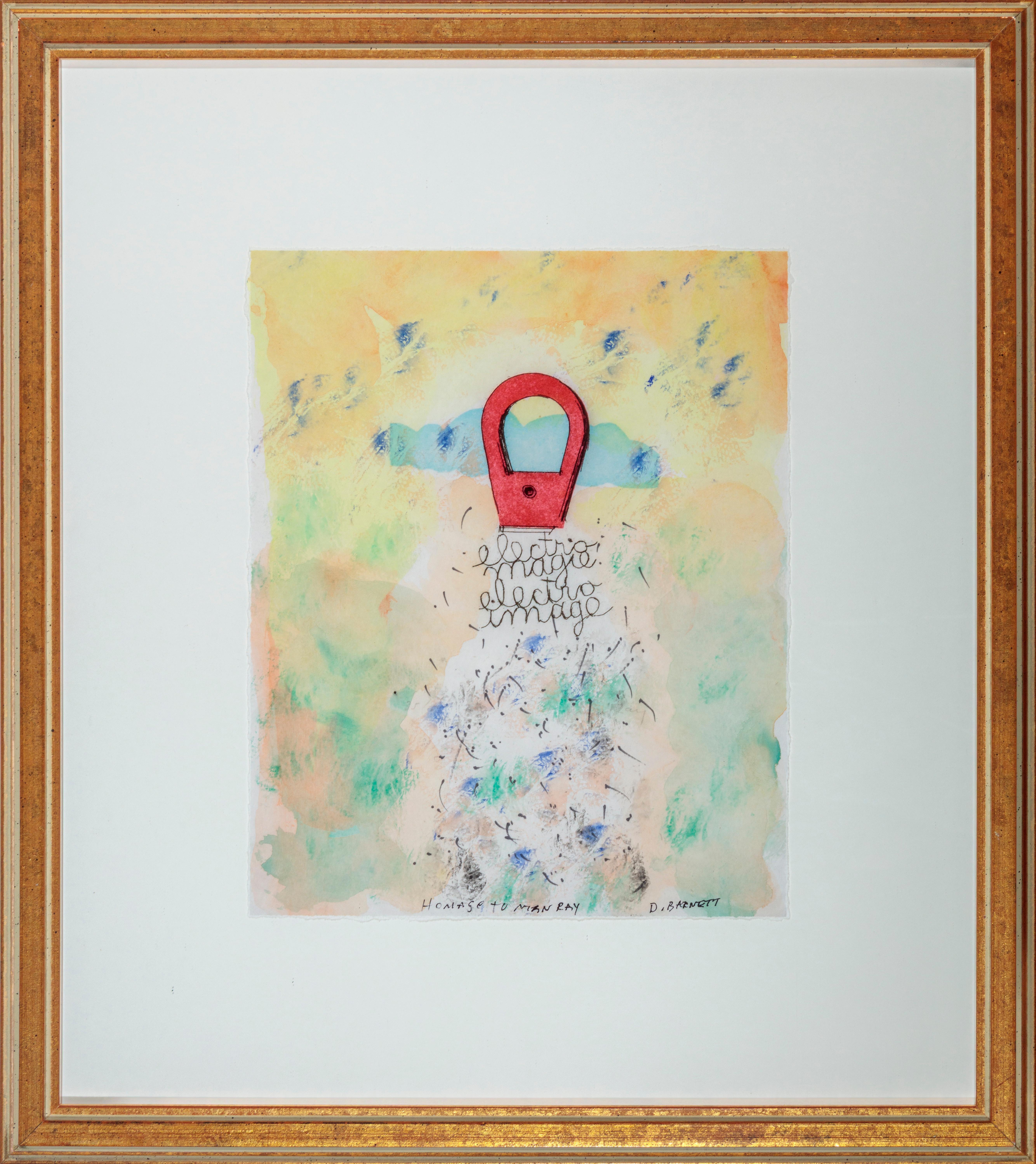 Gerahmte Abmessungen: 19.25 x 17.13
Gerahmt mit UF5 Plexiglas, das das Kunstwerk schützt, indem es 99% der schädlichen UV-Strahlen herausfiltert