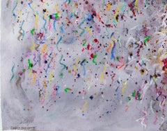 „Fireworks Series: Grand Finale“, „ Mixed Media“, signiert von David Barnett, signiert