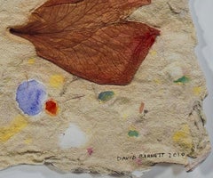 "Garden Celebration I, " Watercolor on Handmade Paper signed by David Barnett