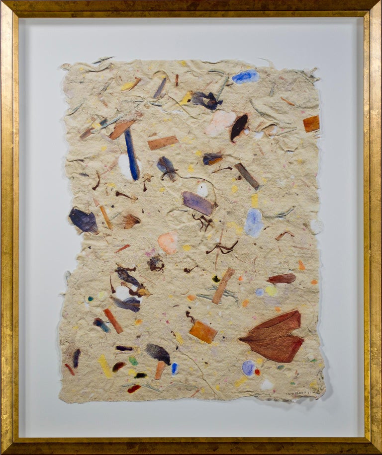 David "Garden Celebration I," Watercolor on Handmade Paper