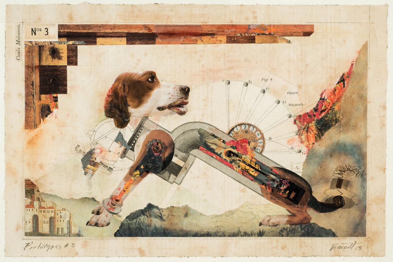 Surreal Collage: 'Prototypes #3' - Mixed Media Art by David Barnett