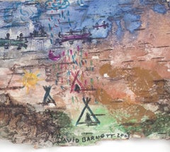 "Up North Birch Bark Series: Running Water Buffalo Spirit, " by David Barnett