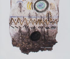 "Up North Birch Bark Series: Tree Spirit Chief, " Mixed Media by David Barnett