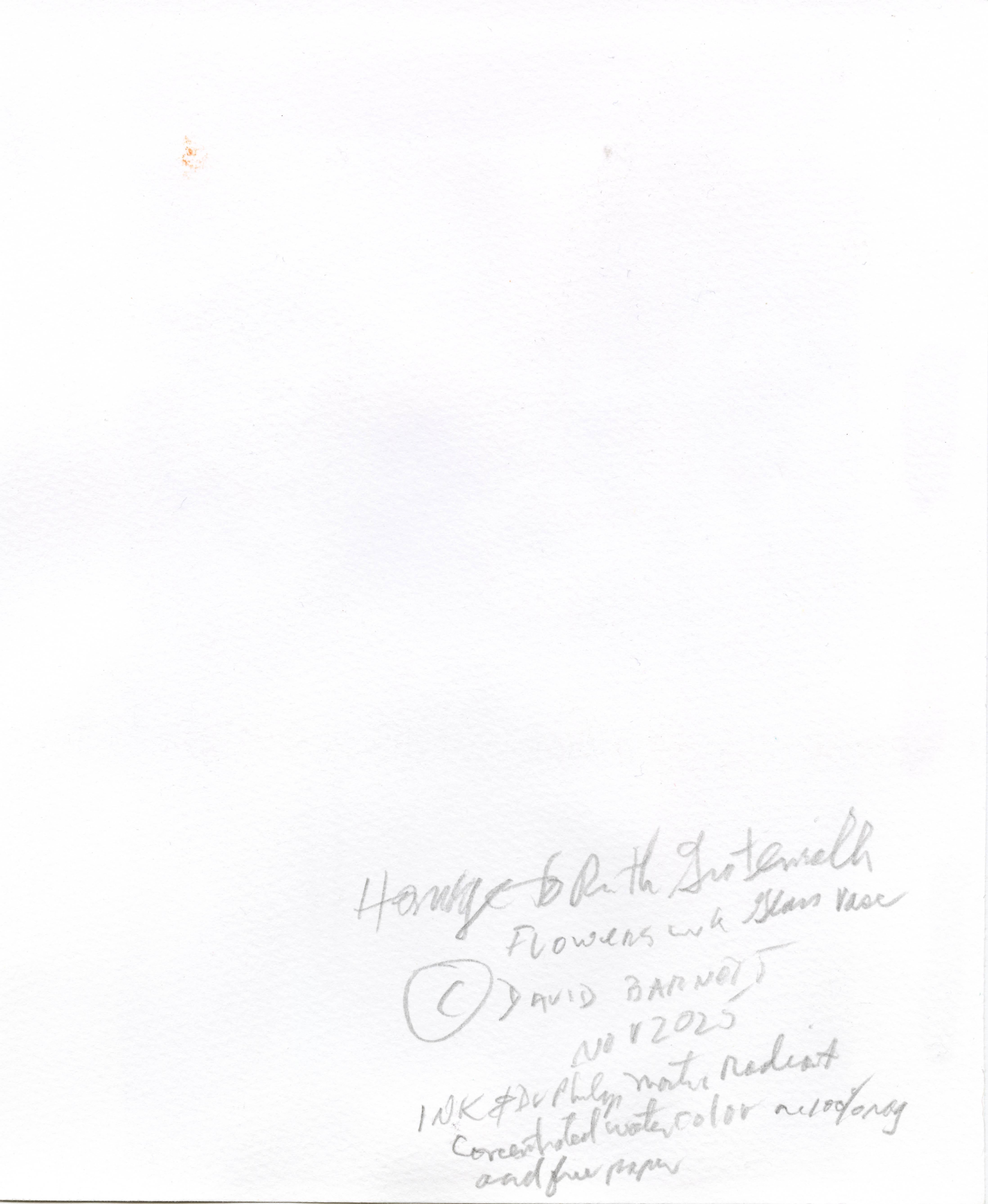 Hommage an Ruth Grotenrath: Blumen mit Glasvase im Angebot 4