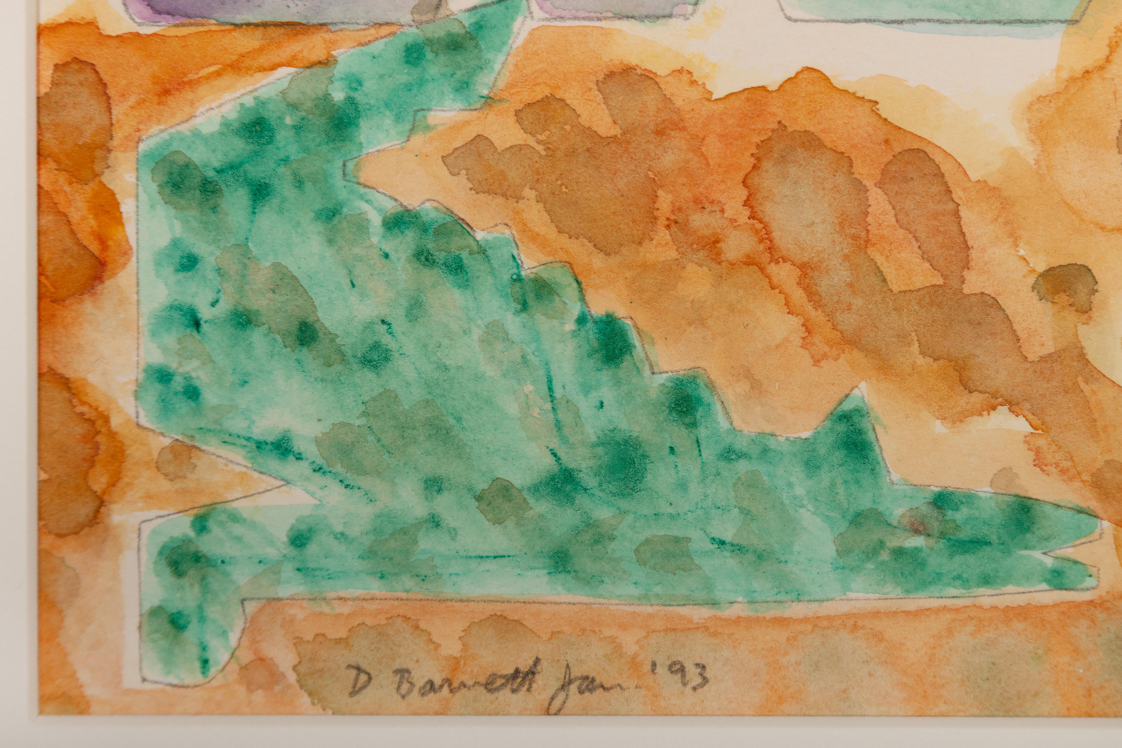 Landschaft mit Kojoten, verkleidet als Kakteen im Angebot 1