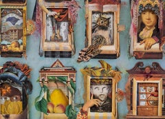 Collage surreale: 'Watching' (guardare)