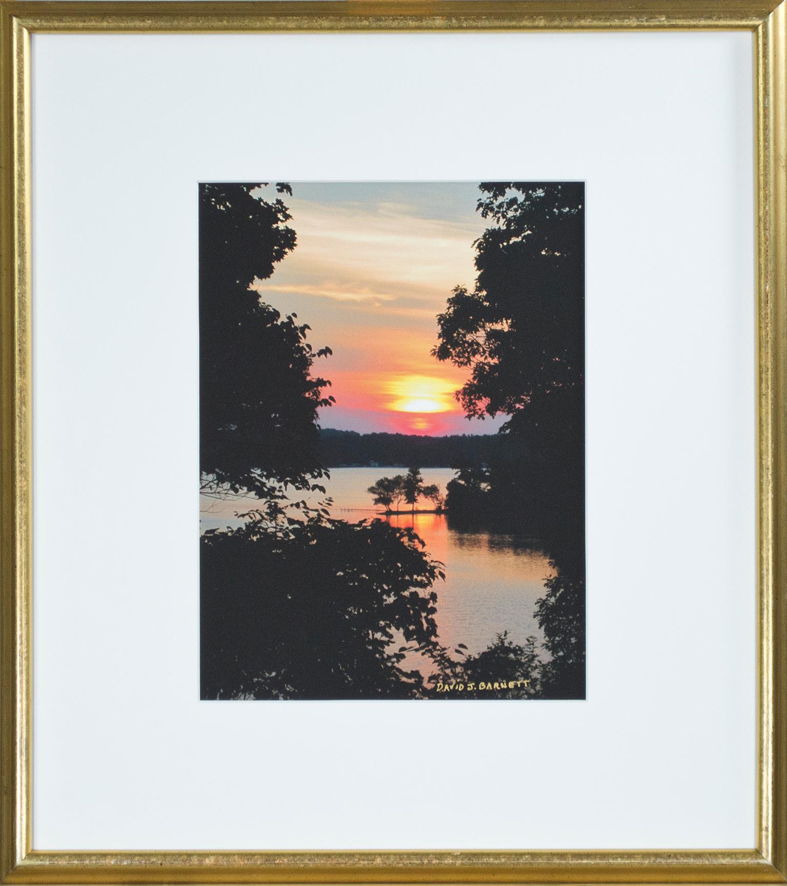 « Beaver Lake Sunrise, 9-16-2016 », photographie originale signée par David Barnett en vente 4