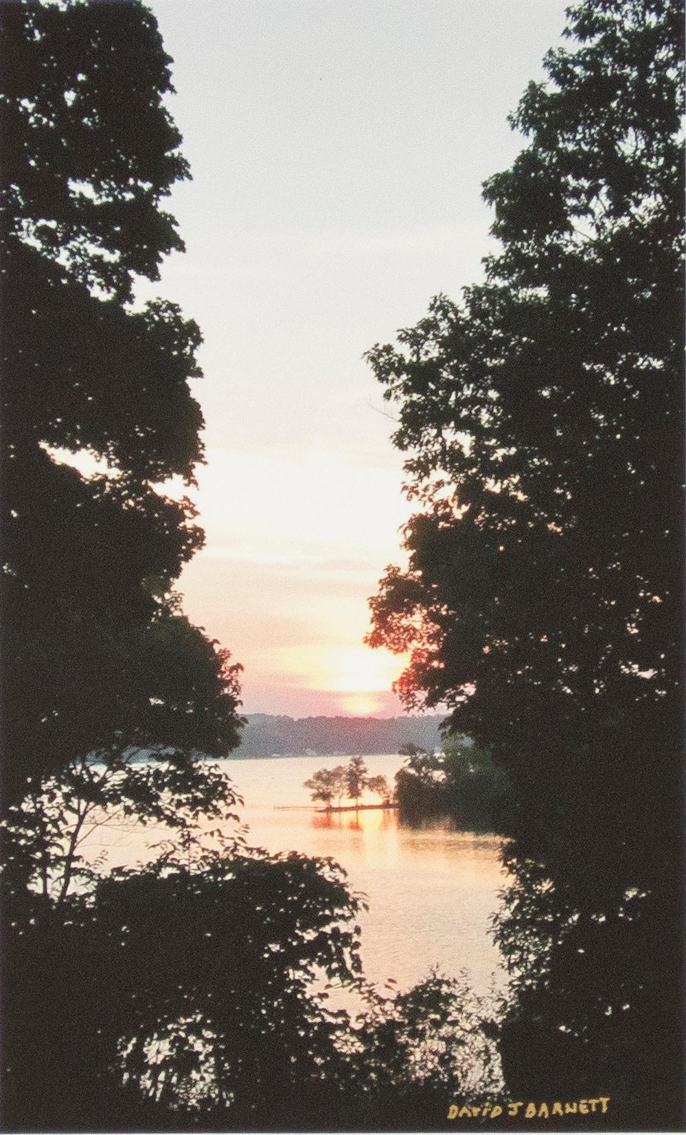 'Beaver Lake Sunrise, 9-6-2016' original signed fine art photograph  - Photograph by David Barnett