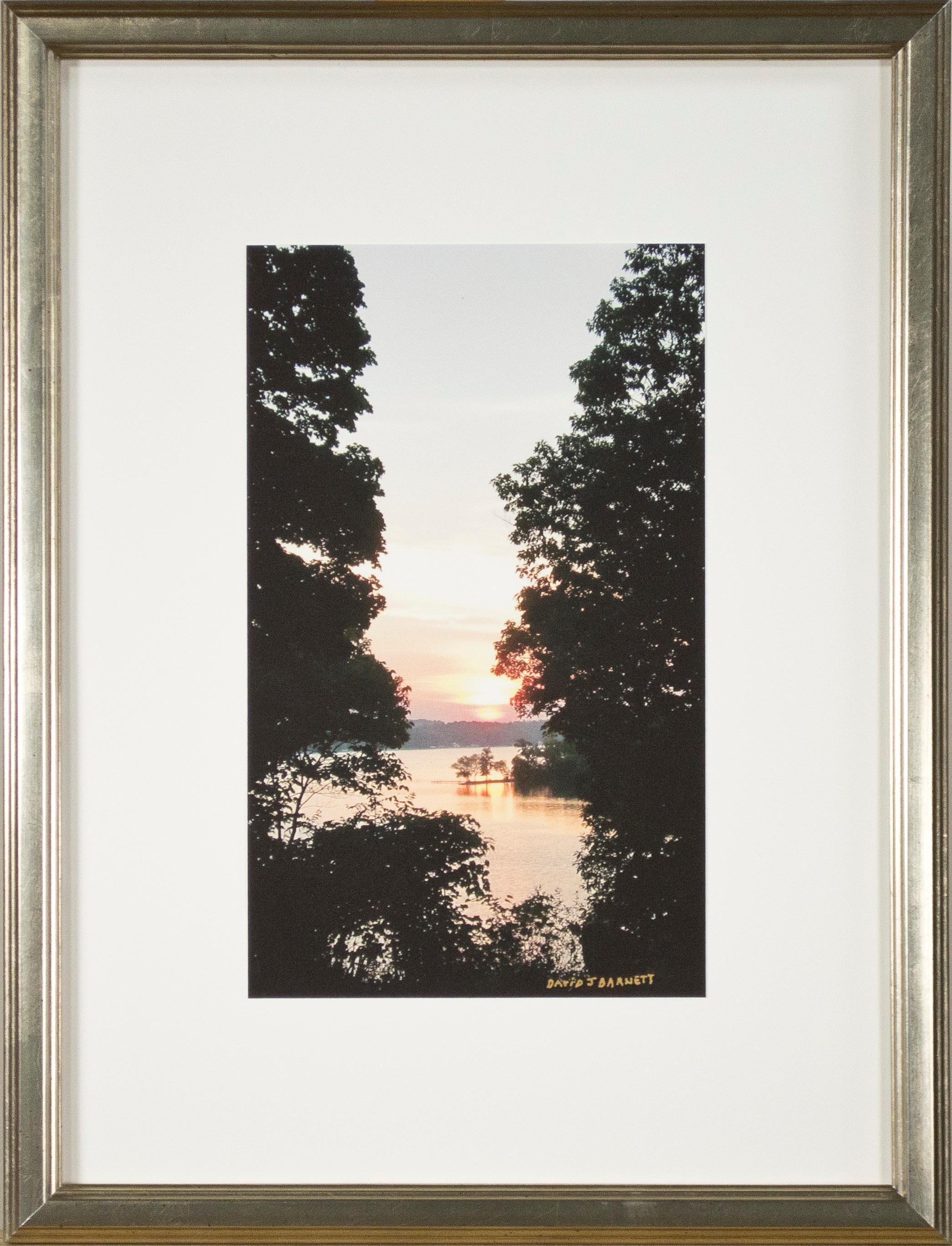 David Barnett Landscape Photograph - 'Beaver Lake Sunrise, 9-6-2016' original signed fine art photograph 